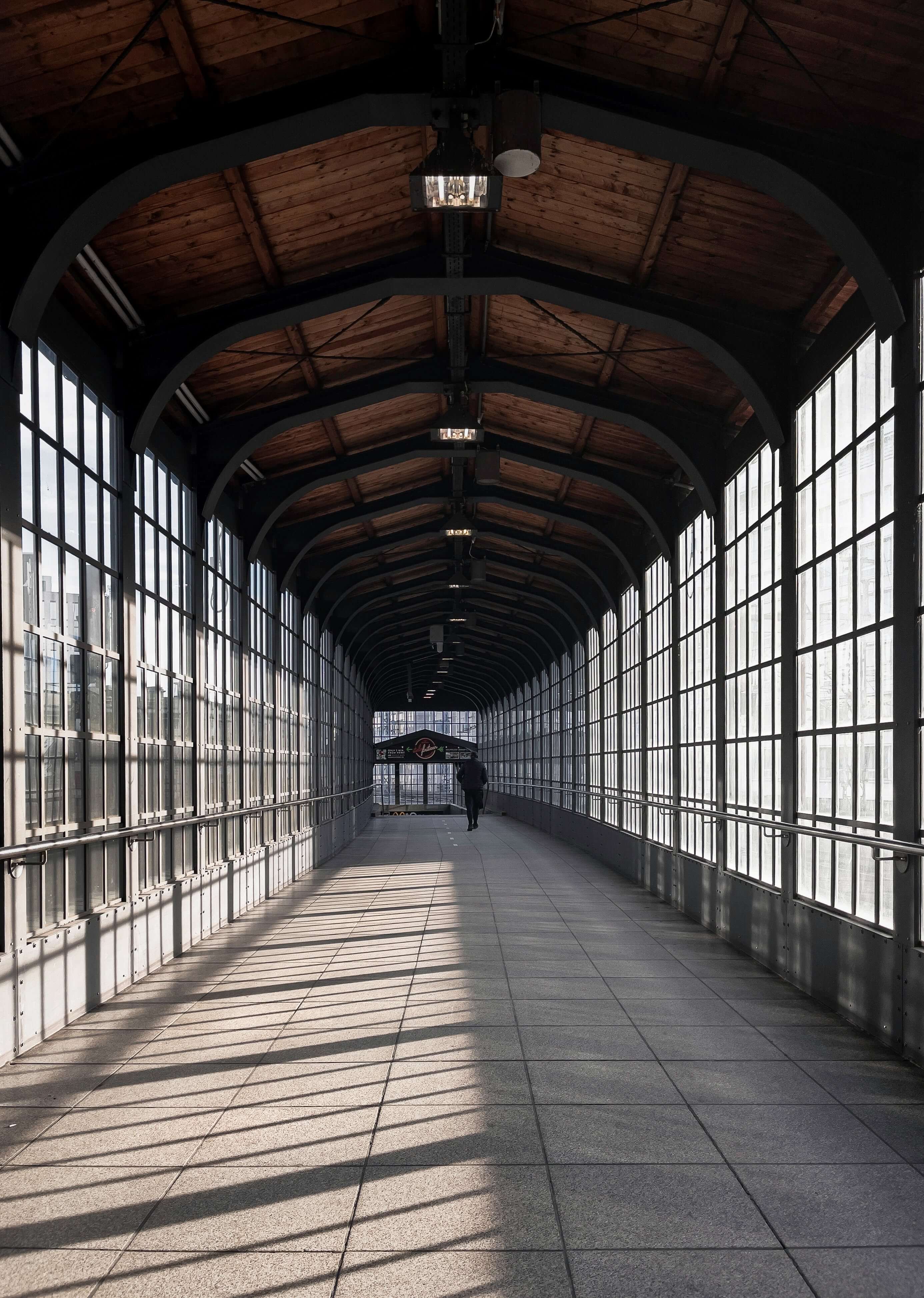 Tunnel with a morning light